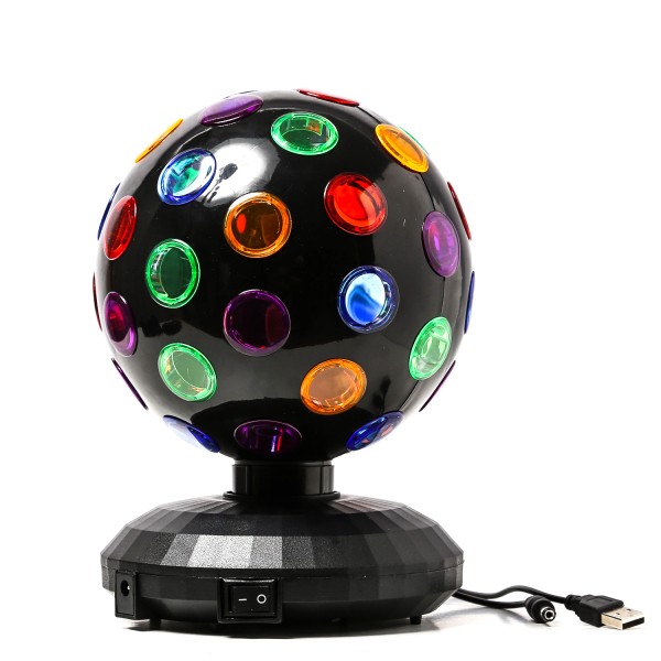 Disco Ball Lichteffekt -15cm - Batteriebetrieb + USB Kabel
