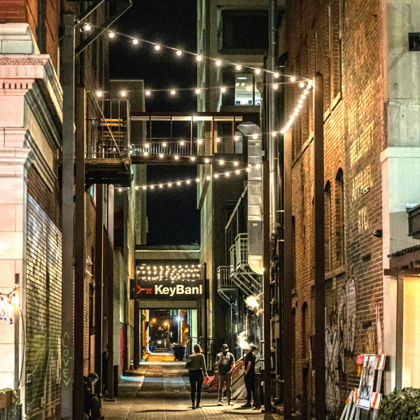 Illu-/Partylichterkette 20m - Außenlichterkette grün - Made in Germany- 30 kaltweiße LED-Kugellampen