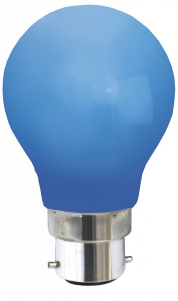 Decoline - LED-Leuchtmittel - B22 - 0,7W LED - Blau