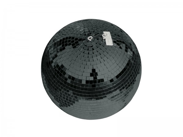Spiegelkugel 30cm farbig schwarz- Diskokugel (Discokugel) Party Lichteffekt - Echtglas - mirrorball black color