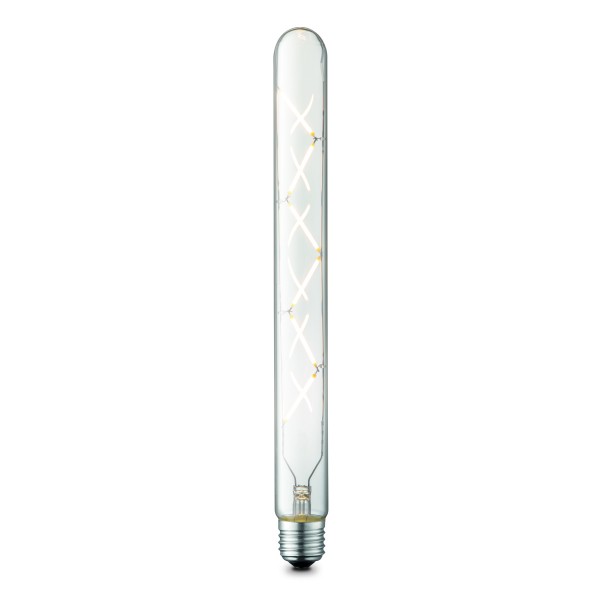 LED Stableuchtmittel TOTEM klar - 22,5cm - 3000K - 350lm - dimmbar - D: 3cm - E27