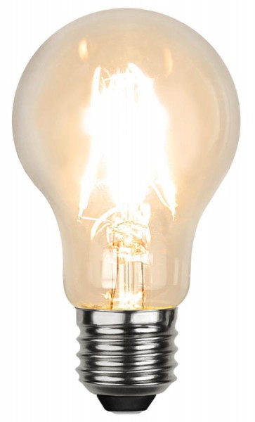 LED Tropfenlampe FILA A60 - E27 - 4W - DTW 3000-2000 - 320lm - klar - dimmbar 