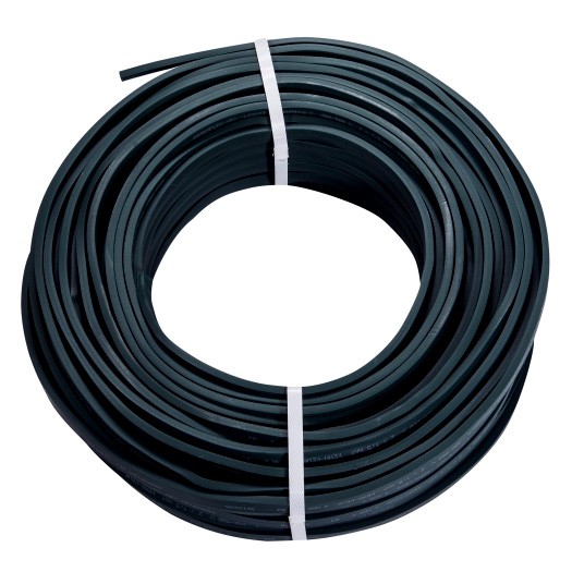 Illu Zubehör | Kabel schwarz ohne Fassungen | H05RN-H2-F 2 x 1,5mm² | Meterware - 1m Schnittlänge