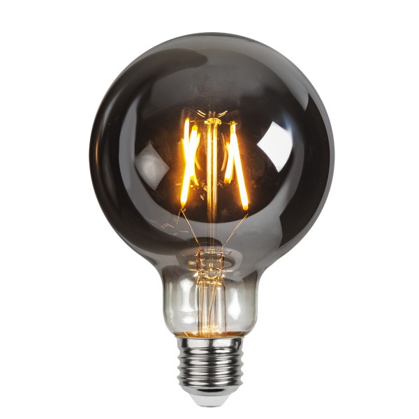 LED Leuchtmittel Filament GLOW G95 - Kugel - E27 - 1,8W - ultra-WW 2100K - 80lm - D: 95mm - smoked