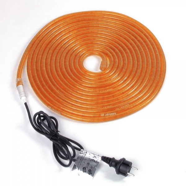 RUBBERLIGHT Lichtschlauch - Outdoor - RL1 - 324 Lampen - 9,00m - anschlussfertig - orange