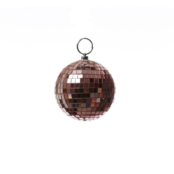 Spiegelkugel 15cm - Discokugel - Echtglas - 10x10mm Spiegel - kupfer