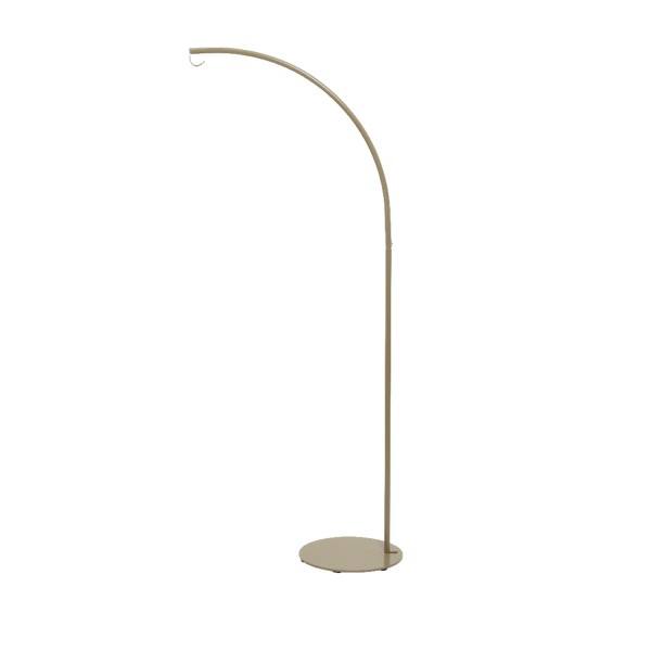 Lampenständer - Gestell für Lampenschirme/Leuchten - Lampenhalterung - gebogen - H: 2m - braungrau