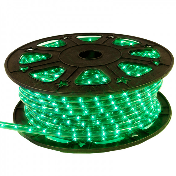 Lichtschlauch ROPELIGHT MICRO | Outdoor | 1620 Lampen | 45,00m | Kürzbar - grün