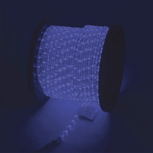 RUBBERLIGHT Lichtschlauch - Outdoor - RL1 - 1584 Lampen - 44m - anschlussfertig - blau