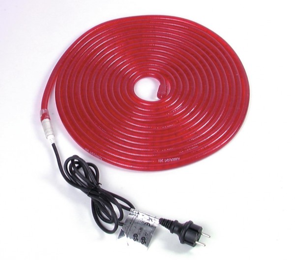 RUBBERLIGHT Lichtschlauch - Outdoor - RL1 - 180 Lampen - 5,00m - anschlussfertig - rot