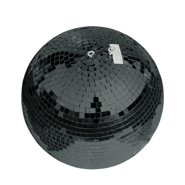 Spiegelkugel 40cm schwarz- Diskokugel (Discokugel) Party Lichteffekt - Echtglas - mirrorball safety black color