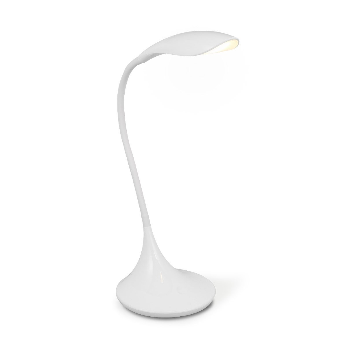 Home Sweet Home Schreibtischlampe Leselampe WING weiß - LED 480lm 3000K - 37,5cm - Touch - Dimmer