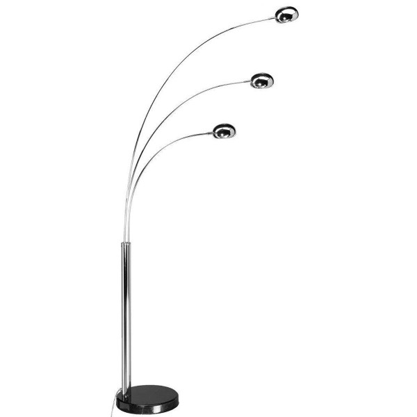 Stehlampe CALLISTO - 3 Arme E14 - 200cm - modernes chrom Design