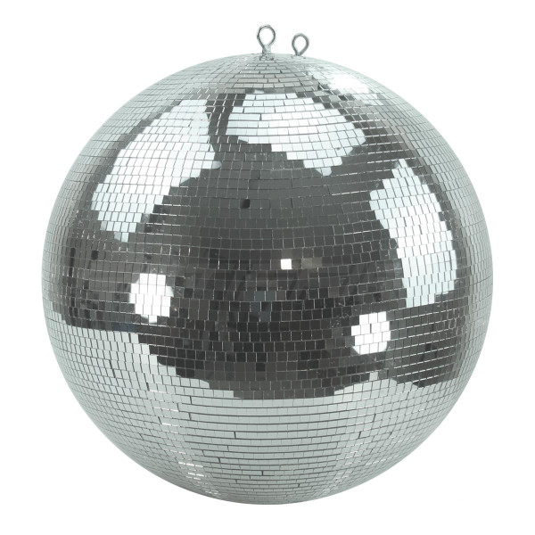 Spiegelkugel 50cm silber chrom- Diskokugel (Discokugel) Party Lichteffekt - Echtglas - mirrorball safety chrome color