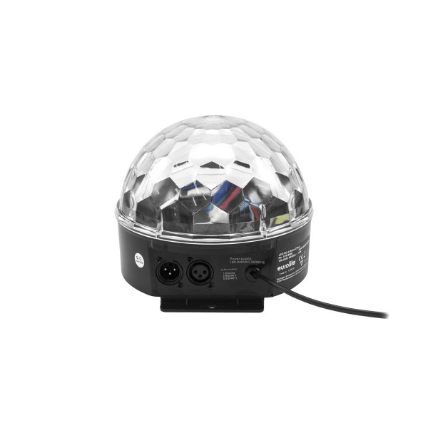 LED Kugel-Strahleneffekt "BC-6" - 360° Raumeffekt ähnlich Spiegelkugel - 5farbig - langsam & schnell