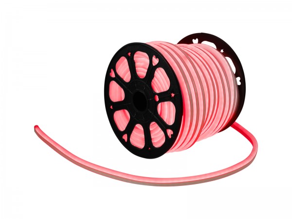 LED Lichtschlauch NEON FLEX 230V Slim - ROT - 50 Meter Rolle