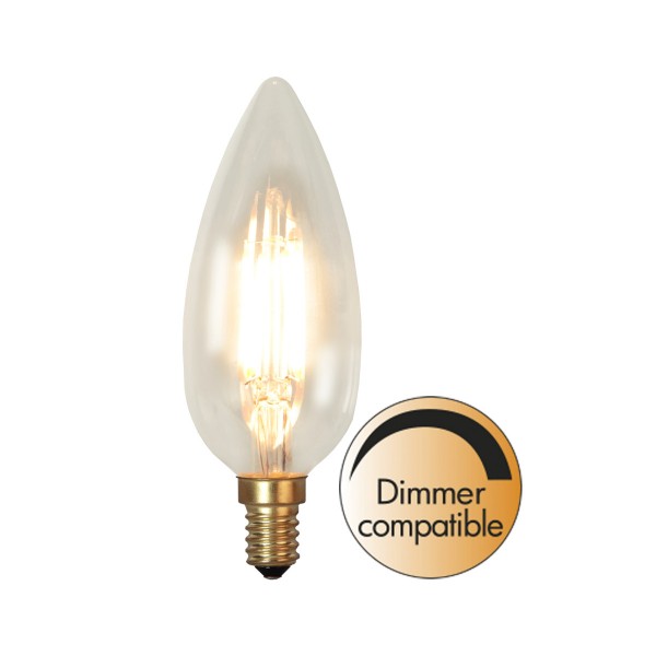 LED Kerzenlampe SOFT GLOW C45 - 3,5W - E14 - ultra-WW 2200K - 260lm - dimmbar