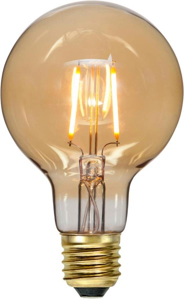 LED Leuchtmittel FILA GLOW G80 - E27 - 0,75W - ultra-WW 2000K - 80lm - amber