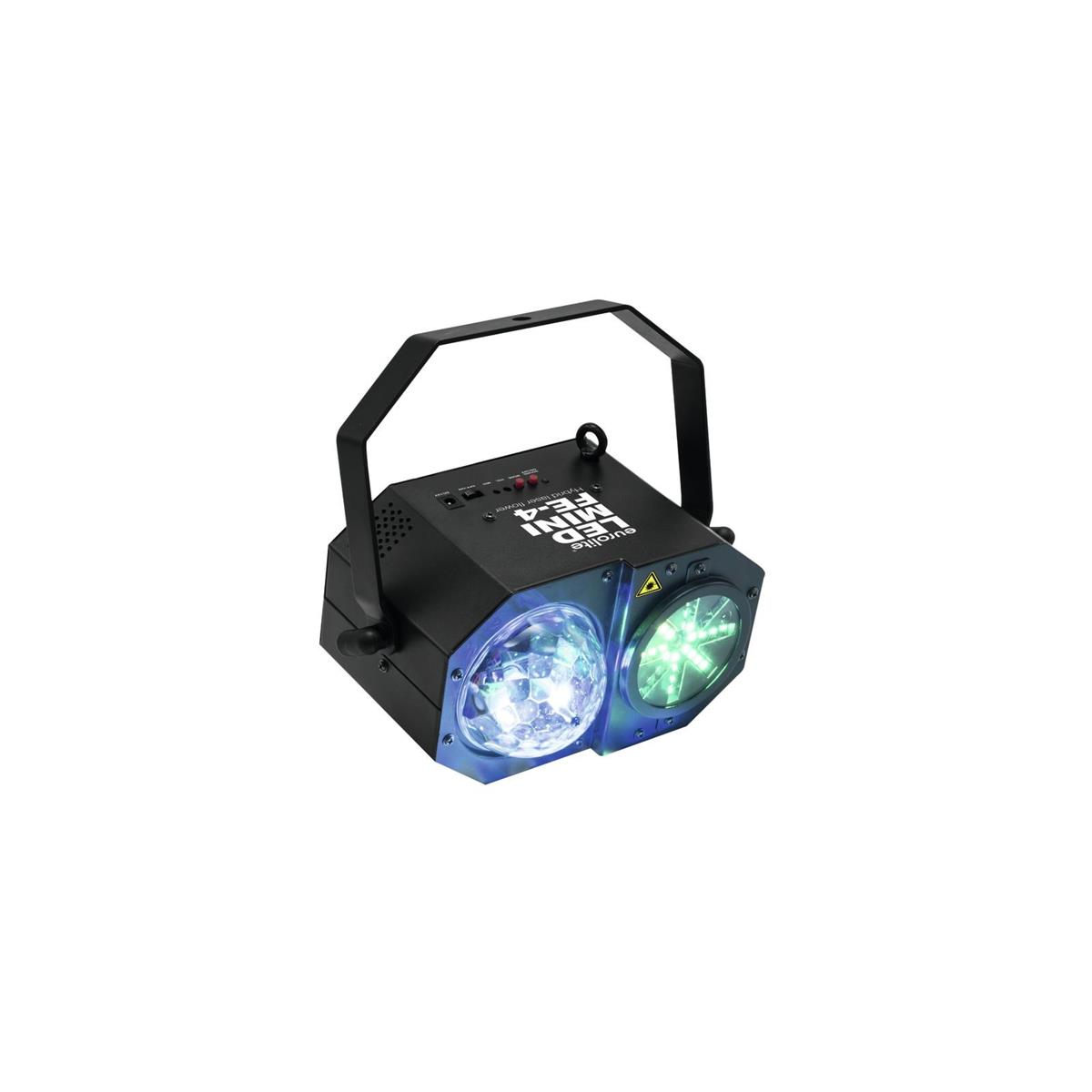 LED Mini Hybrid Laserflower FE-4 - Vielfältige Lichtspiele mit