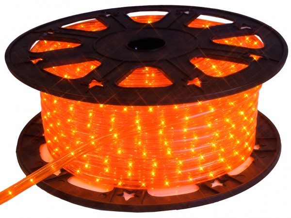 Lichtschlauch ROPELIGHT MICRO | Outdoor | 1620 Lampen | 45,00m | Kürzbar - orange