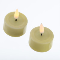LED Teelichter MIA - realistische 3D Flamme - D: 4,1cm - inkl. Batterien - gelb - 2 Stück LED Teelichter MIA - realistische 3D Flamme - D: 4,1cm - inkl. Batterien - gelb - 2 Stück