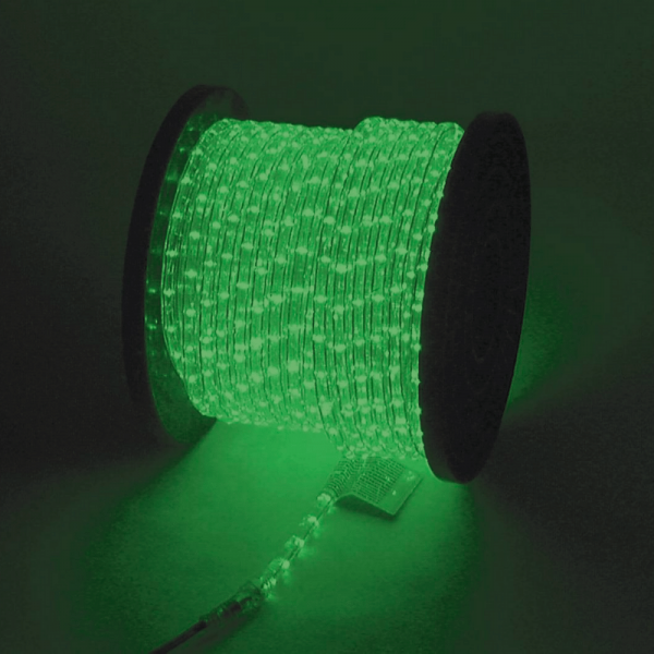 RUBBERLIGHT Lichtschlauch - Outdoor - RL1 - 1584 Lampen - 44m - anschlussfertig - grün