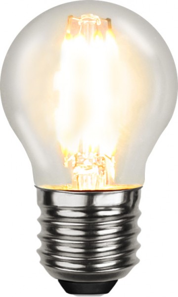 LED Tropfenlampe FILA G45 - E27 - 4W - warmweiss 2700K - 470lm - klar