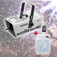 Schneemaschine Snow 5001 - 1500W - mit Fernbedienung - Ausstoß regelbar - Für Kunstschnee Schneemaschine Snow 5001 - 1500W - mit Fernbedienung - Ausstoß regelbar - Für Kunstschnee