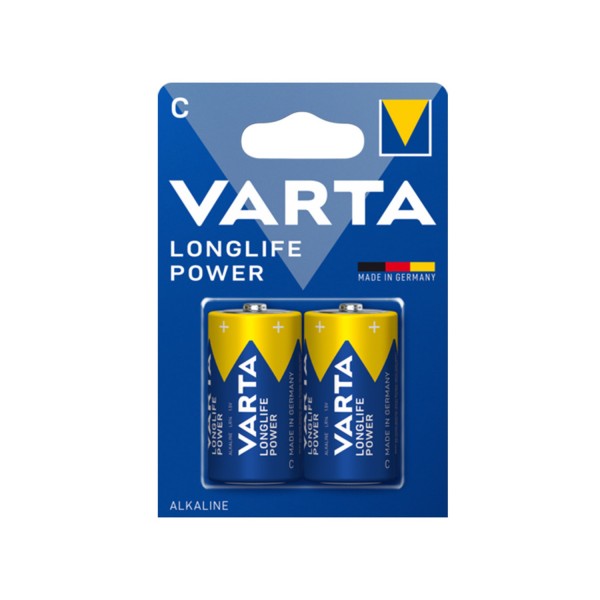 Varta Batterie Baby C - 2 Stück - Typ: LR14 - 1,5V - Longlife Power