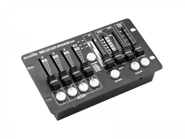 DMX Controller 4x4 - DMX Steuerung für 4-farb Scheinwerfer - PAR Steuerung - RGBW RGBA - Programme - Musiksteuerung