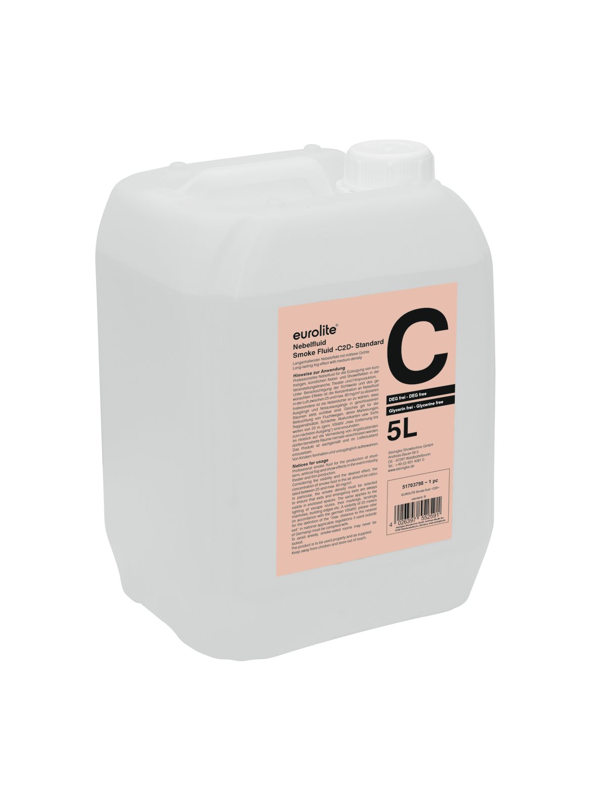 Nebelfluid EUROLITE C - mittlere Dichte - lange Standzeit | Light