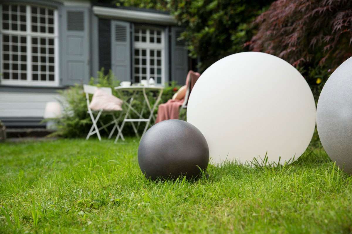 Garten Leuchtkugel Garten-Leuchtkugel - Shining Globe 60 cm - IP44 - mit E27 Fassung
