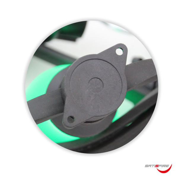 ILLU-Lichterkette BLACKY - 20m - 20xE27 | IP44 | bunte LED Tropfenlampen | SATISFIRE