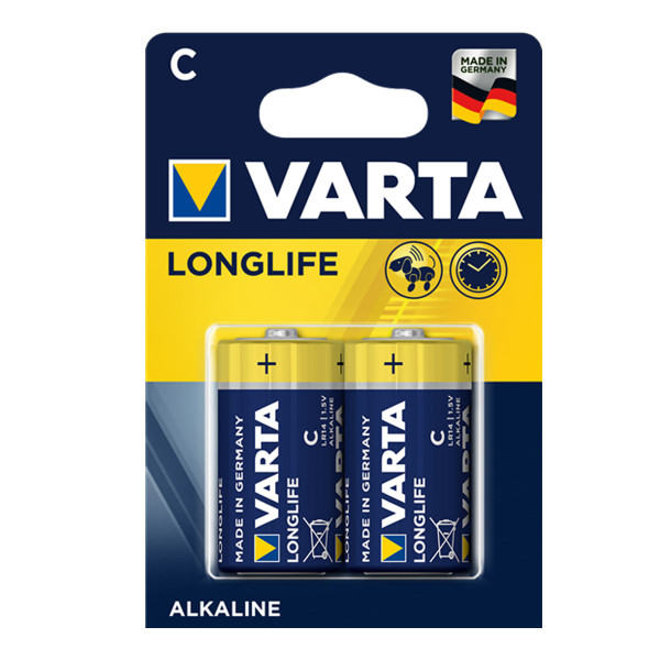 Varta Batterie Baby C - 2 Stück - Typ: LR14 - 1,5V - Long LIFE