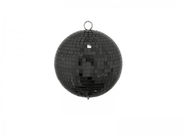 Spiegelkugel 15cm farbig schwarz- Diskokugel (Discokugel) zur Dekoration - Echtglas - mirrorball black